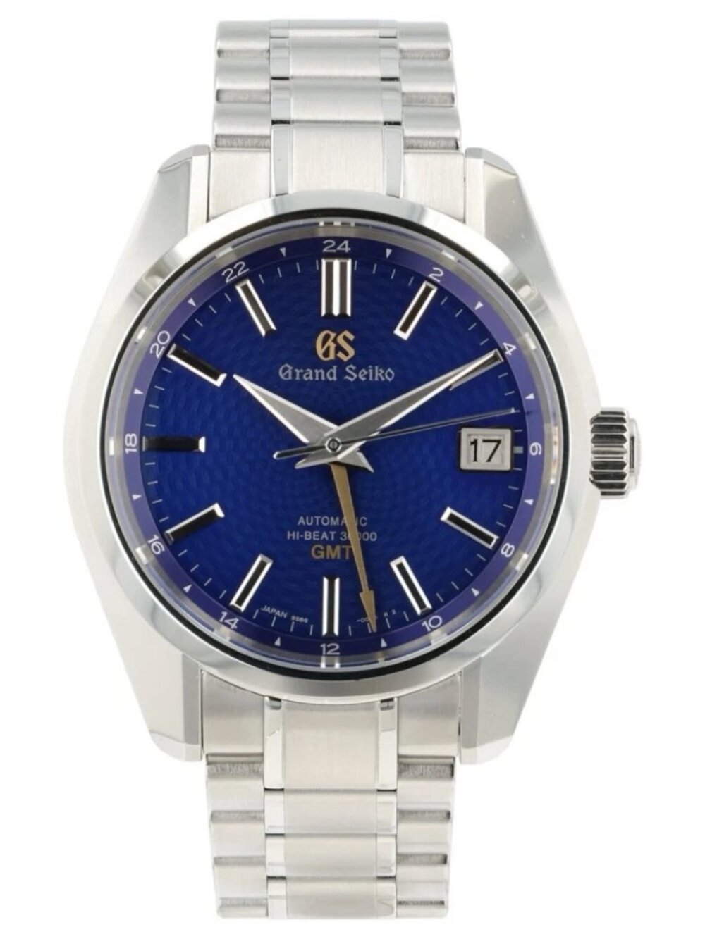 Grand Seiko “Peacock” Blue Dial Stainless Steel 40mm Automatic Mens SBGJ261